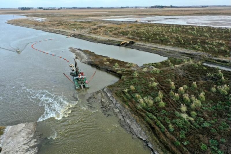 El campo bonaerense exige al Gobierno nacional que reactive las obras en el Río Salado