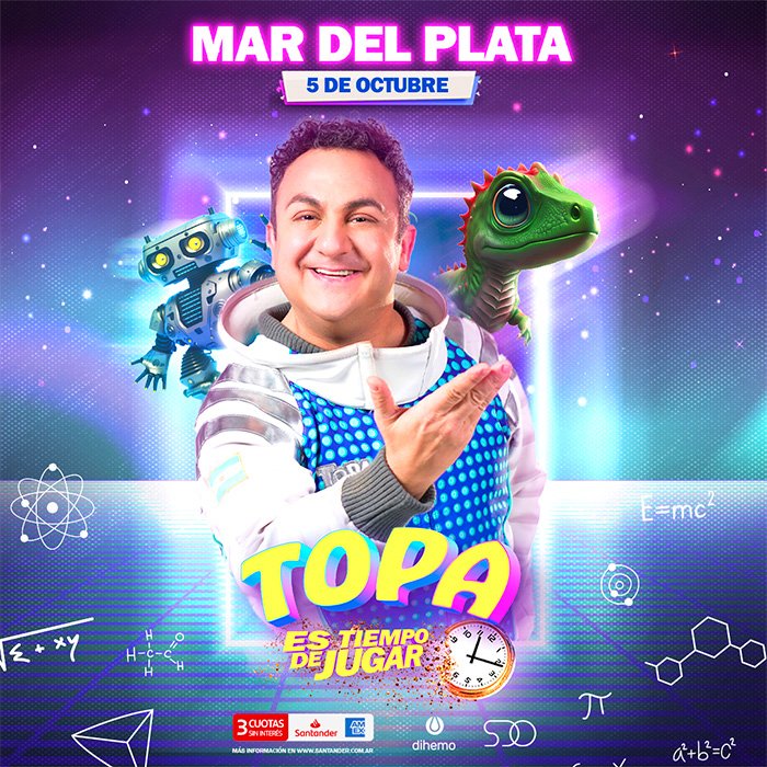 Llega a Mar del Plata “TOPA, Es Tiempo de Jugar”