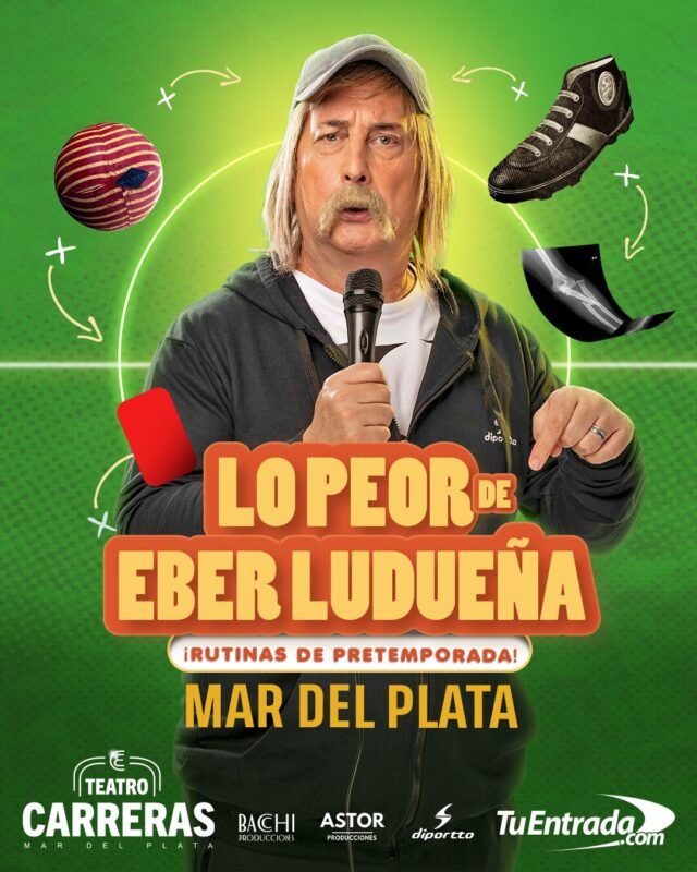 Llega Eber Ludueña a Mar del Plata