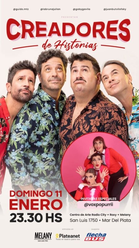 Segunda temporada de humor e impro en Mar del Plata con “Creadores de historias”