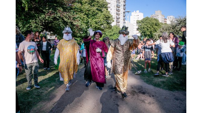 Mar del Plata celebra la llegada de los Reyes Magos en Plaza Mitre