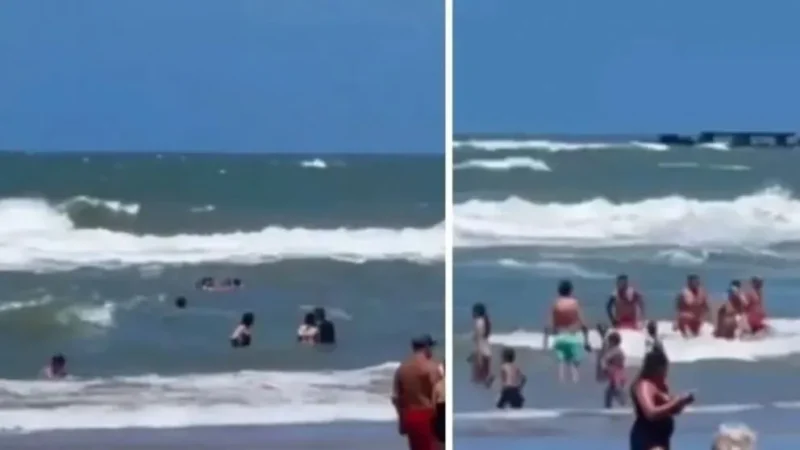 Qué es una canaleta en el mar: el peligro invisible que obligó a rescatar a tres nenes en Mar del Plata