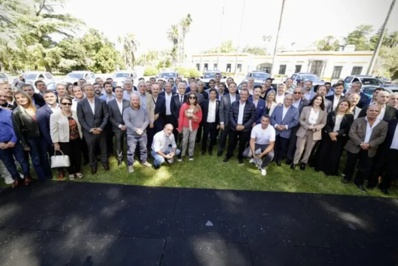 Kicillof recibe a un grupo de intendentes en La Plata