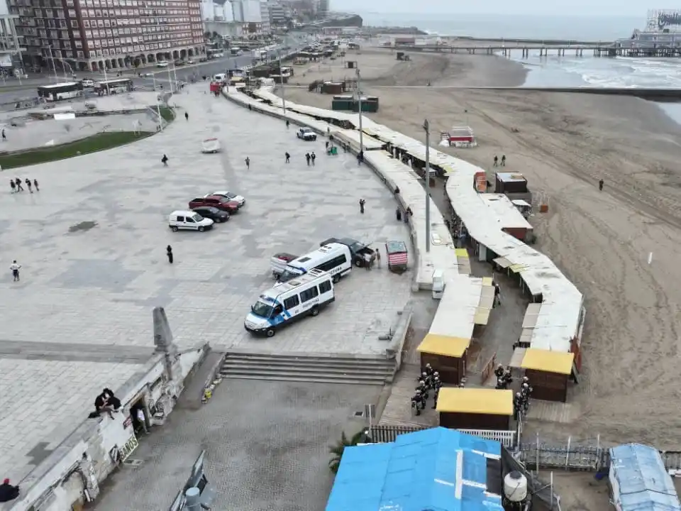 Comerciantes de Mar del Plata celebraron el opeativo en la “saladita”