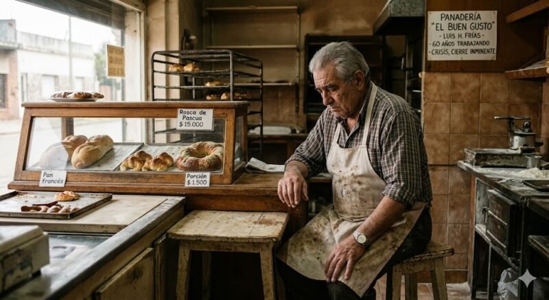 Crisis : el drama de un panadero que, tras 60 años de oficio, evalúa el cierre definitivo
