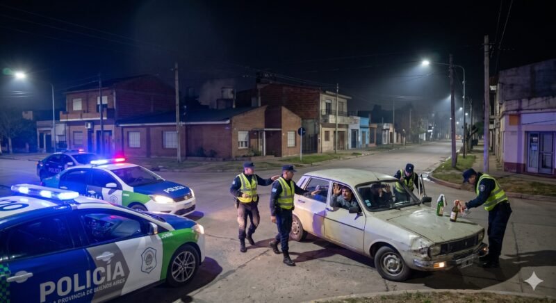 Detuvieron en Junín a un hombre tras una persecución policial e incautaron artefactos incendiarios