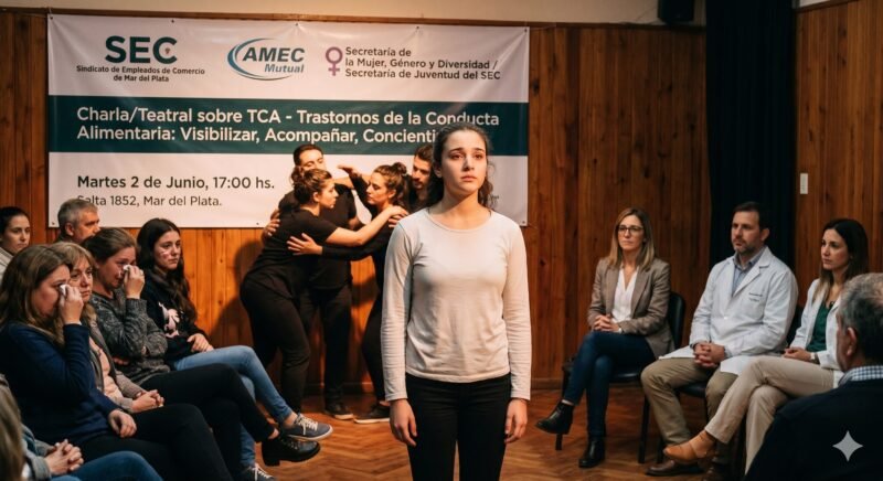 Salud y prevención: Realizarán una charla teatral sobre Trastornos de la Conducta Alimentaria en Mar del Plata