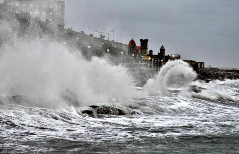 Alerta por fuertes vientos en Mar del Plata