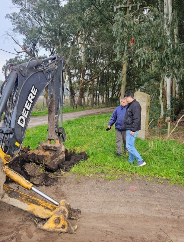 Mar Chiquita avanza con una obra clave de desagües en Playa Dorada