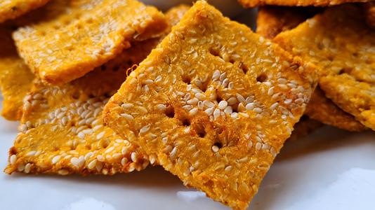Crackers de calabaza: una receta fácil, saludable y sin aceite