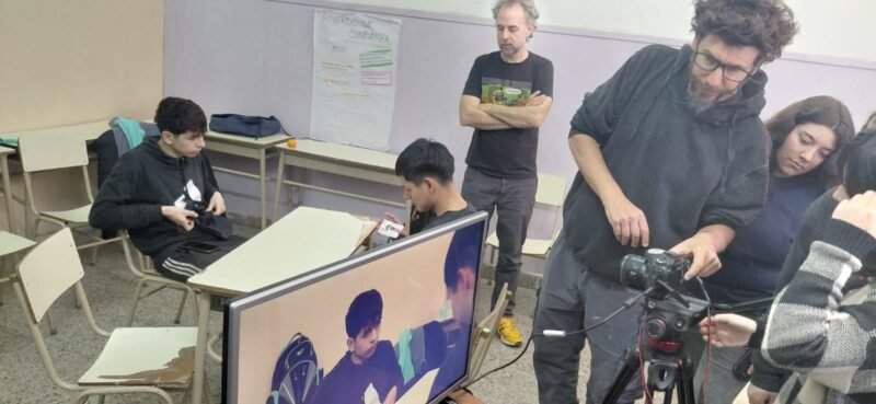 Una escuela de Mar del Plata realiza talleres de cine junto al Festival de San Sebastián y aseguran que es una experiencia única en el país