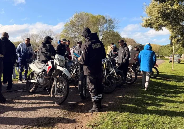 Una caravana de más de cien motos terminó con 42 vehículos secuestrados en Mar del Plata